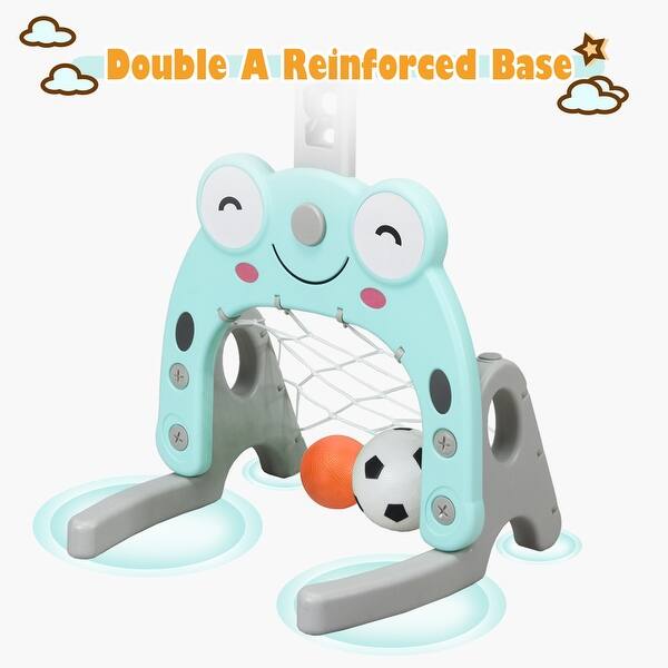 Shop Costway Adjustable Kids 3 In 1 Sports Activity Center