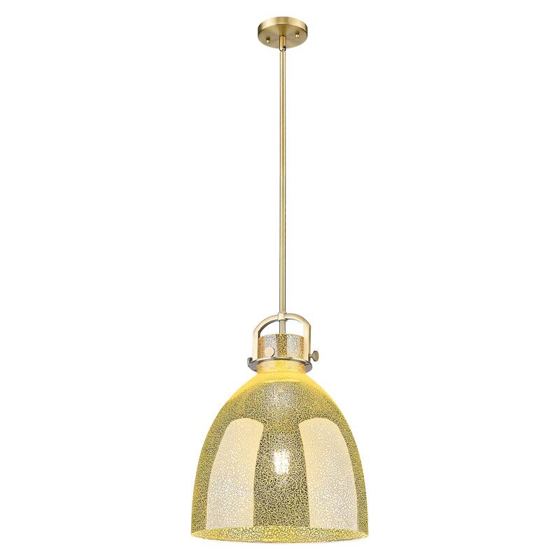 Innovations Lighting 410-1SL-G412-14ME Newton Bell 14" Wide Pendant