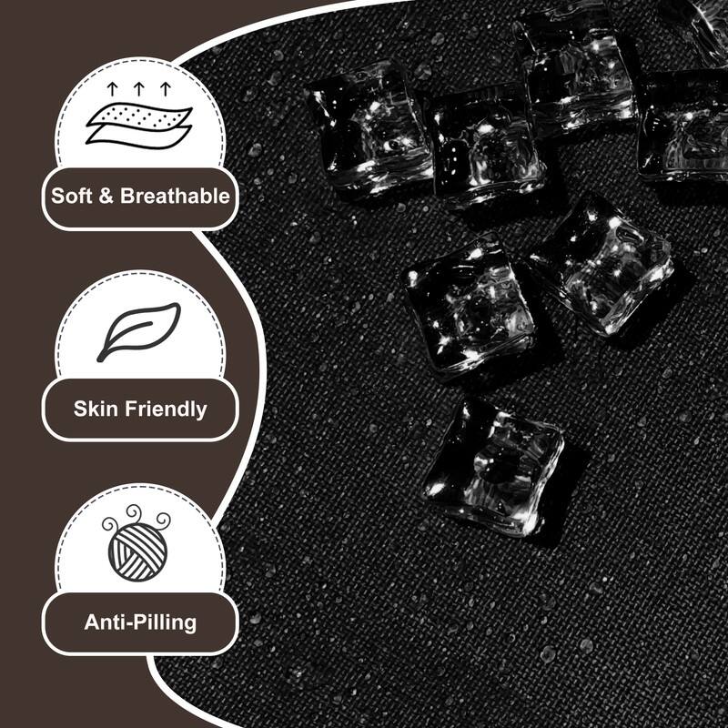 9-Piece Outdoor Brown Wicker Sectional Patio Conversation Set with 43″ Fire Pit Table, Cushion