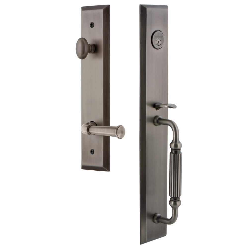 Grandeur Fifth Avenue Solid Brass Rose Right Handed Keyed Entry Single