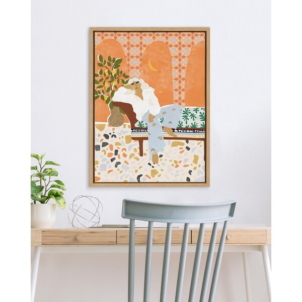 Kate and Laurel Sylvie Rainbow Framed Canvas by Alja Horvat. Opens flyout.