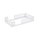 preview thumbnail 4 of 24, Twin Size Floor Platform Bed with Fence Guardrail, Solid Wood Montessori Bed Kids Bed Frame Low Grounded Bed for Toddlers