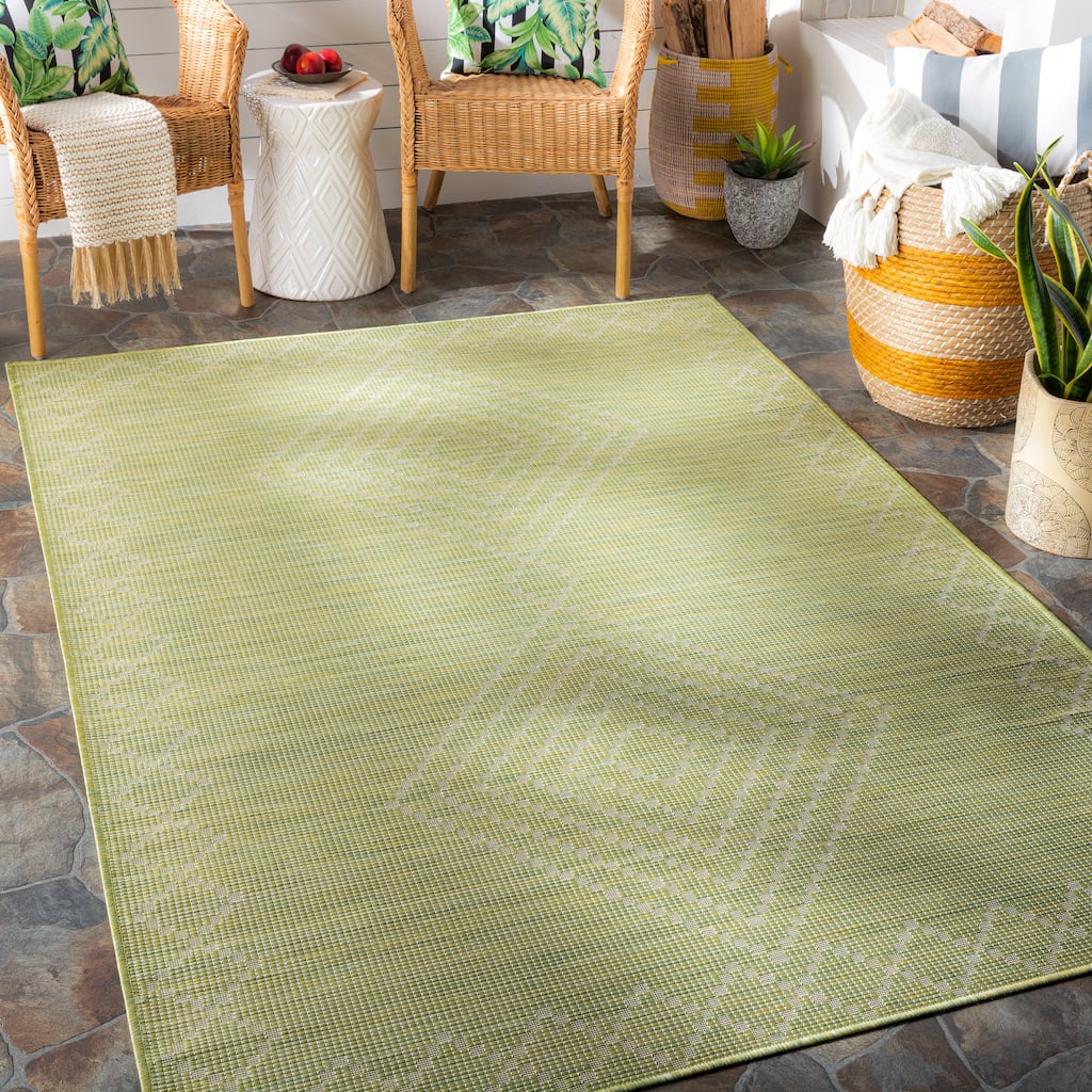 Artistic Weavers Benli Moroccan Tribal Outdoor Area Rug
