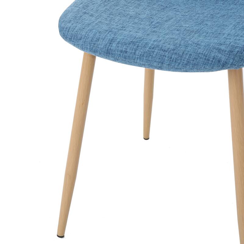 Raina Mid-century Upholstered Dining Chairs (Set of 2) by Christopher Knight Home