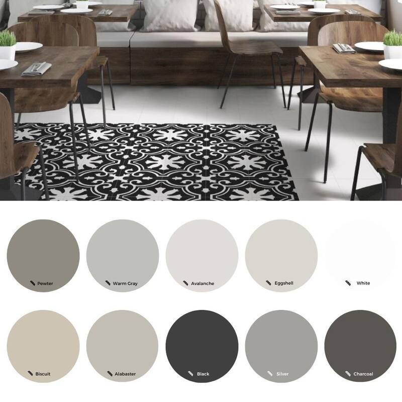 The Tile Life Venice 10x10 Night Porcelain Floor & Wall Tile