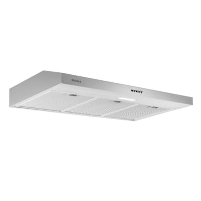 Stainless Steel Under Cabinet Range Hood Vent Cooking 230 CFM Kitchen 3 Speed Cooker Hood