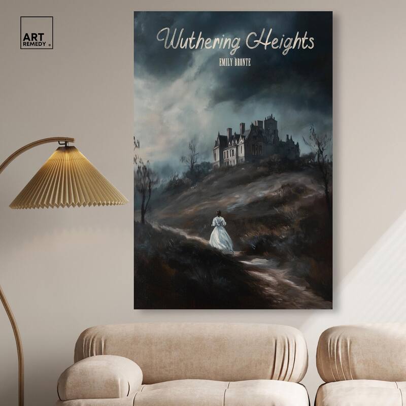 Wuthering Heights Cover Canvas by Art Remedy, Gallery Wrapped