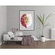 preview thumbnail 3 of 4, Lion Head Polygonal Wall decal, Lion Modern wall art, sticker Multi-Color - 22 x 24