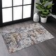 preview thumbnail 2 of 5, LOOM & LUXE Collection 2X3 Ivory/Blue/Traditional Non-Shedding Area Rug - 36" D x 24" W x 0.28" H