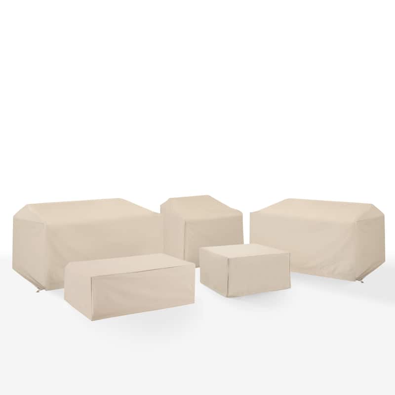 Crosley 5Pc Outdoor Sectional Furniture Cover Set
