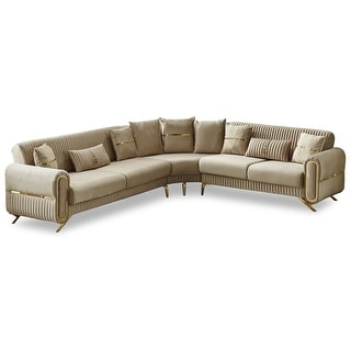 Recai Fabric Sleeper Sectional Sofa - Bed Bath & Beyond - 40363050