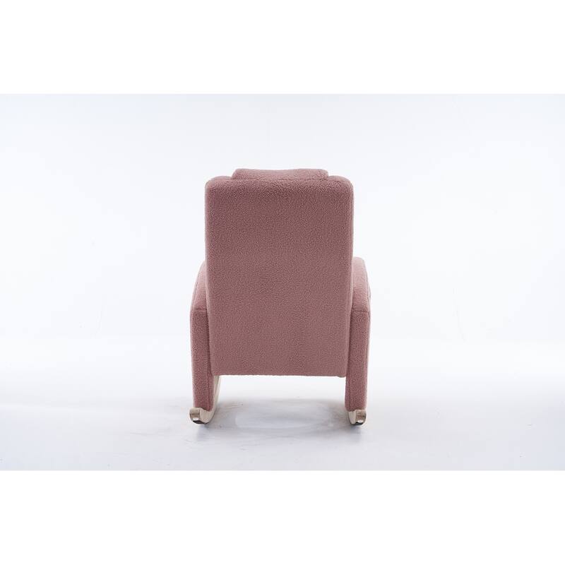 Accent Armchair Chair Rocking Chair With Adjustable Footrest