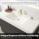 preview thumbnail 81 of 83, Huesca Bath Vanity with Composite Integral Sink Top without Mirror