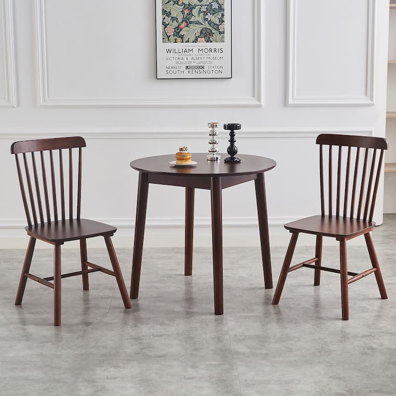 4 Pieces of Dining Chair,Rubber Wood Material, Dining Chair, Solid Wood Chair, Solid Wood Dining Table Chair, Living Room Chair