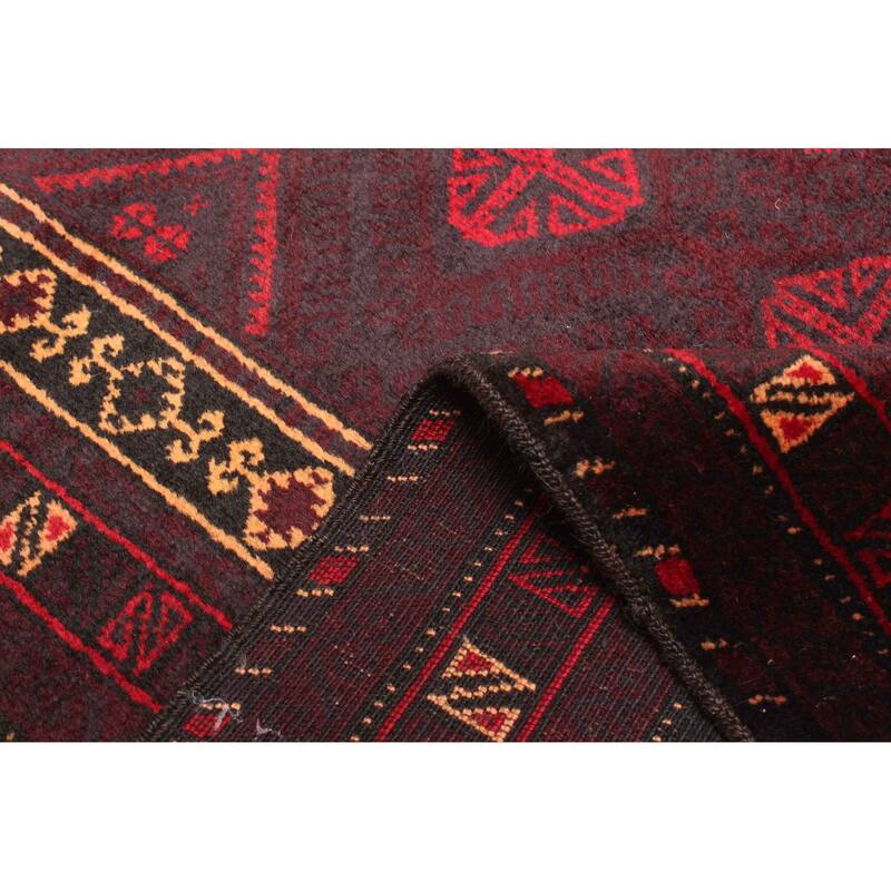 ECARPETGALLERY Hand-knotted Teimani Black Wool Rug - 3'1 x 4'11