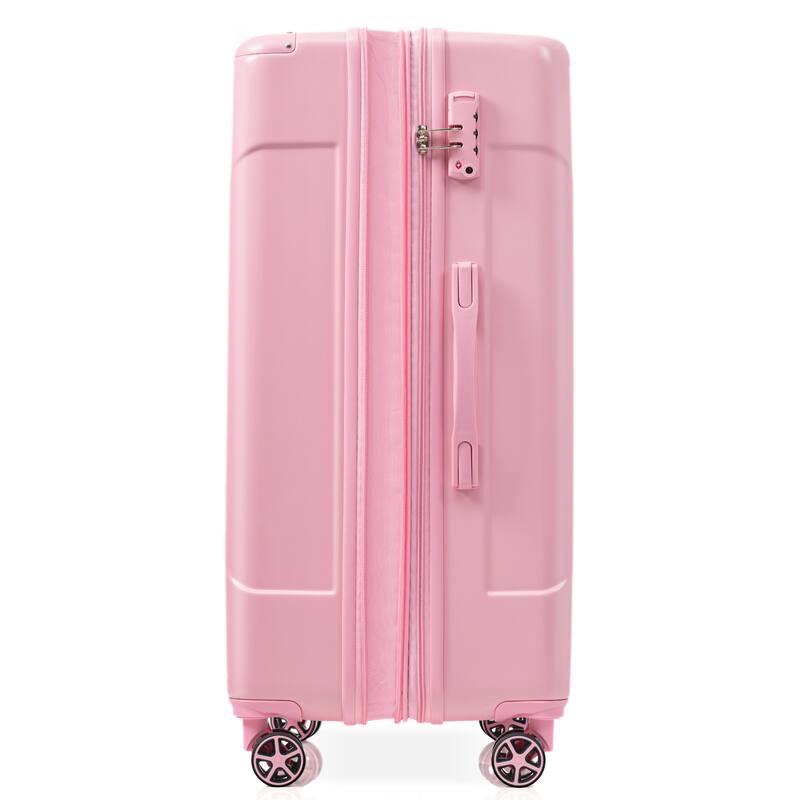 28" ABS Hardshell Lightweight Expandable Luggage with Double Wheels