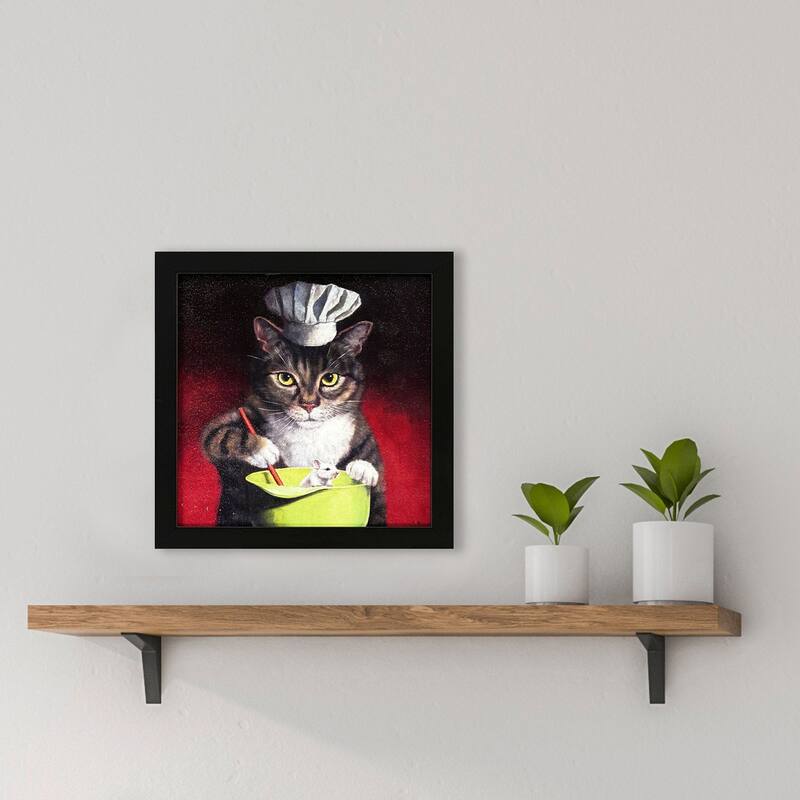 Paragon Guest for Dinner Non-Glass Framed Art - Plastic