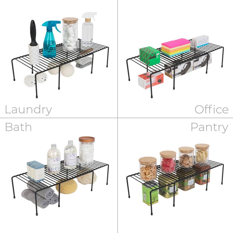 Smart Design Expandable Storage Rack 16 x 32.5 On Sale Bed Bath