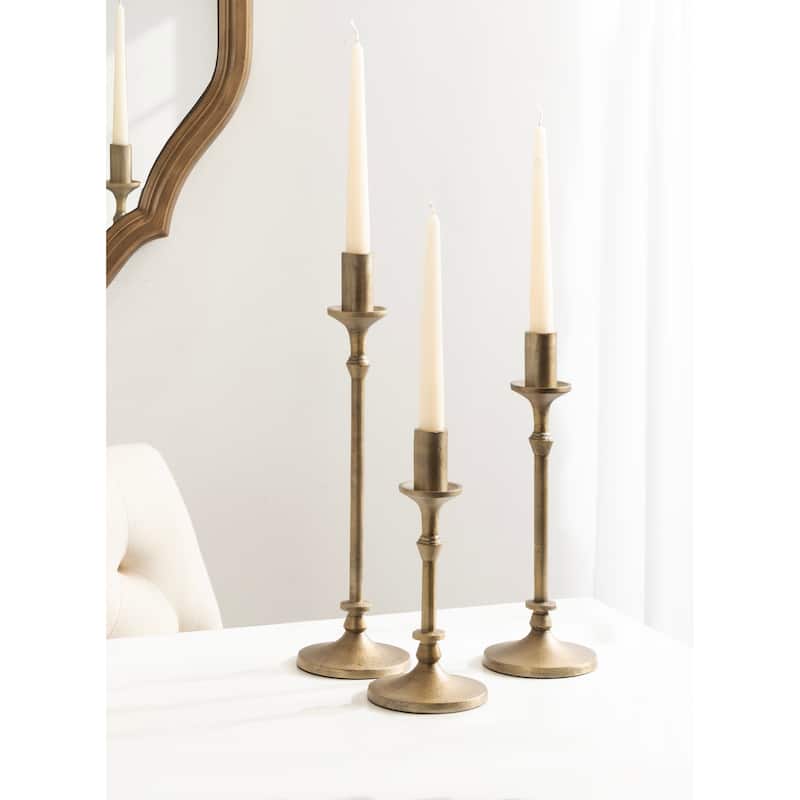Kate and Laurel Lahari Candle Holder Set