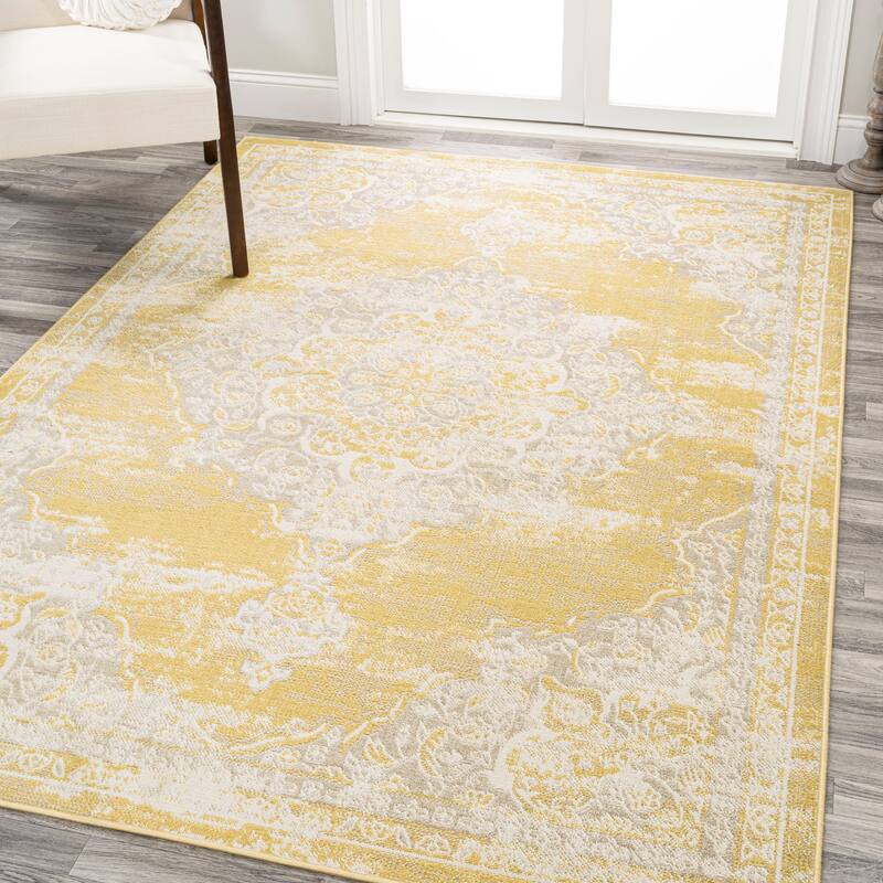 JONATHAN Y Rosalia Ornate Medallion Modern Area Rug
