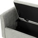 preview thumbnail 23 of 69, Franco Modern Upholstered Storage Bench with Two Throw Pillows and Thick Padded Cushion