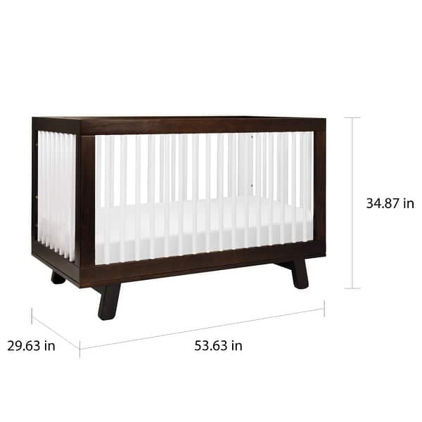 Babyletto Hudson 3-in-1 Convertible Crib w/ Toddler Bed Conversion Kit
