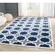preview thumbnail 1 of 12, SAFAVIEH Traditional Handmade Cambridge Moroccan Light Blue Wool Rug 10' x 14' - Blue/Ivory - Rectangle