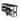 HIGHWOOD Lehigh 6-Piece Outdoor Balcony Set - Counter-height