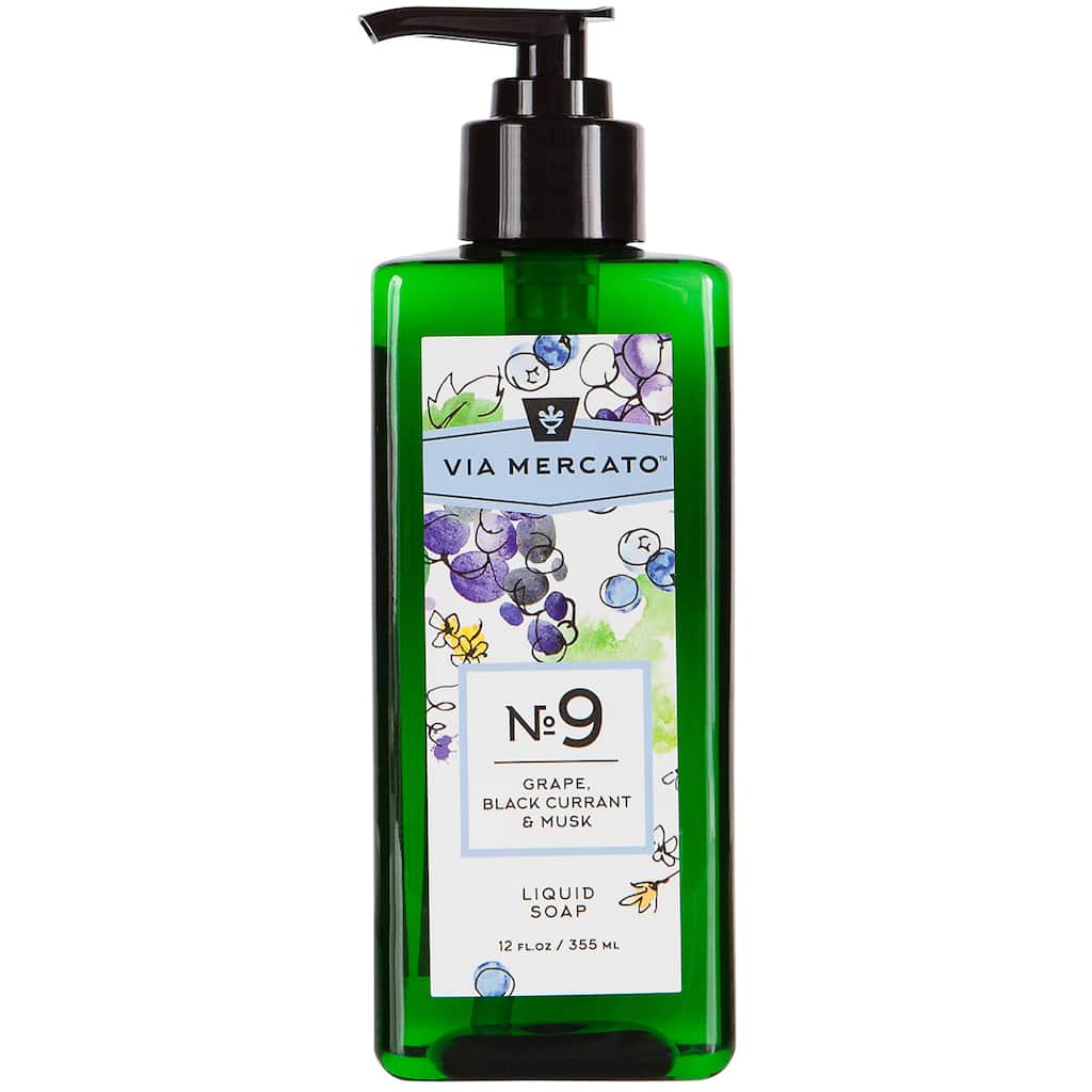 Via Mercato Liquid Hand Soap No 9 - Grape Blackcurrant & Musk