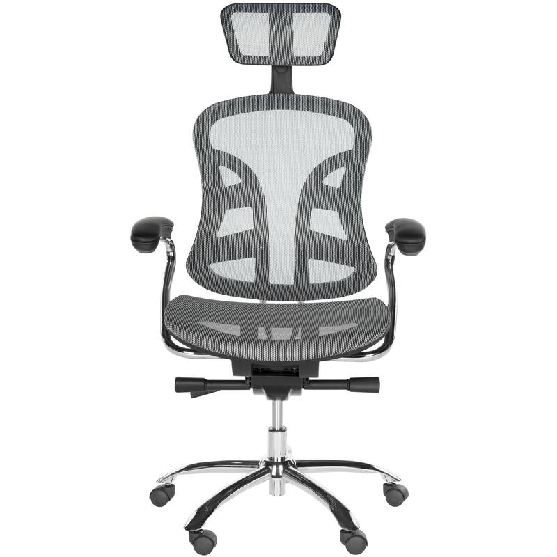 SAFAVIEH Shirleen Office Grey Desk Chair - 27Wx24Dx45H
