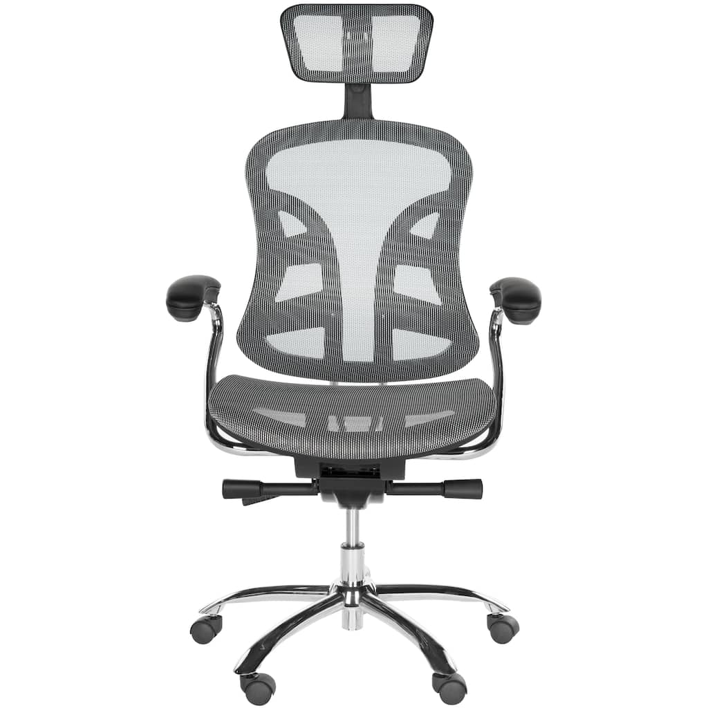 SAFAVIEH Shirleen Office Grey Desk Chair - 27Wx24Dx45H