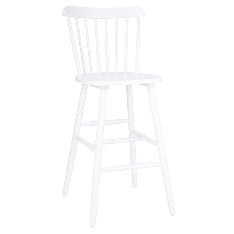 SAFAVIEH Aida 30-inch Spindle Farmhouse Bar Stool (Set of 2) - 19.9" x 19.8" x 38" - 20"W x 20"D x 43"H