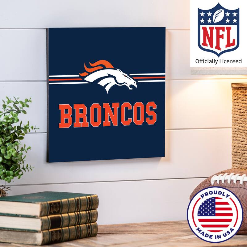Denver Broncos Foam Core Wall Decor
