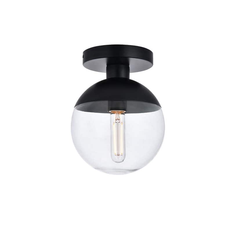Clear Glass 1-light Flush Mount