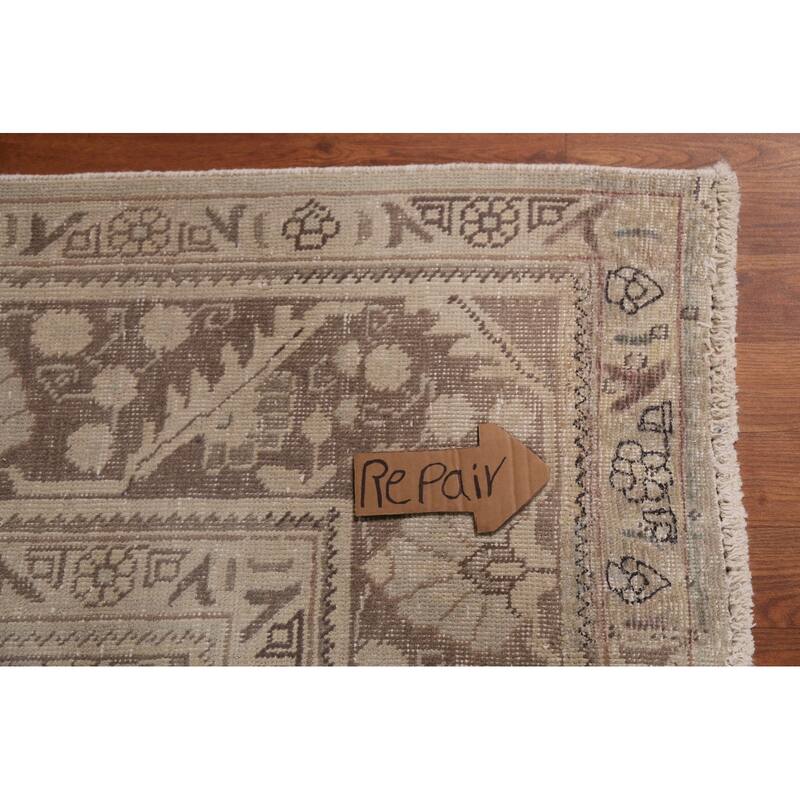 Traditional Tabriz Persian Vintage Area Rug Handmade Wool Carpet - 8'0"x 10'10"