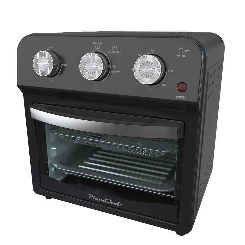 12.5 Quart 7-in-1 Multifunction Stainless Steel Air Fryer Convection Toaster Oven, 1500W