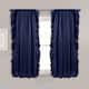 The Gray Barn Gila Curtain Panel Pair - 54X63 - 63 Inches - Navy