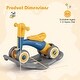 preview thumbnail 5 of 29, Costway 3 in 1 Rocking Horse with Detachable Balance Board and Height - See Details