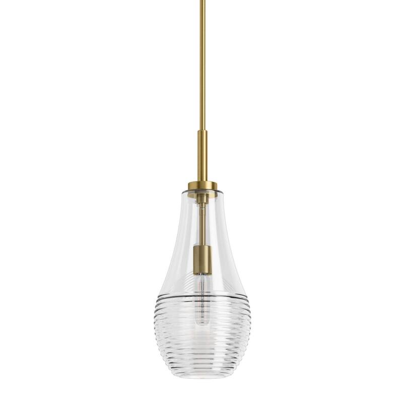 Kohler Lighting 42196-PE01 Simplice 8" Wide Mini Teardrop Pendant - Brushed Moderne Brass
