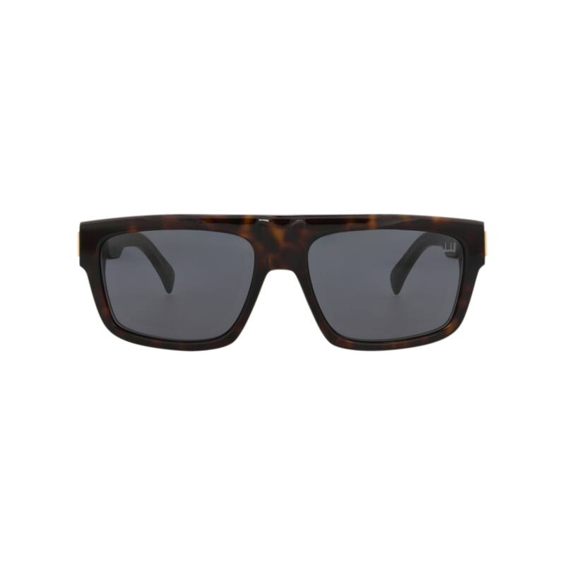 Dunhill Square-Frame Recycled Acetate Sunglasses - Havana Havana Grey - Multi - Grey Lens