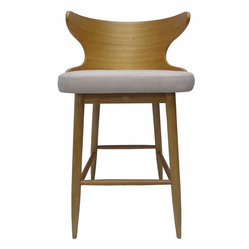 2PCS Wooden Bar Chair