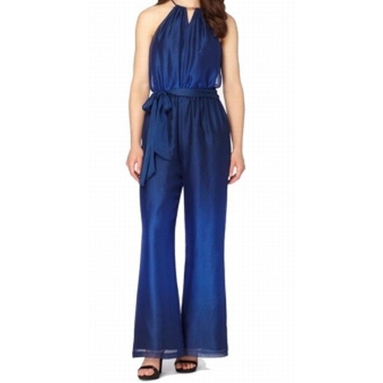 tahari asl halter jumpsuit