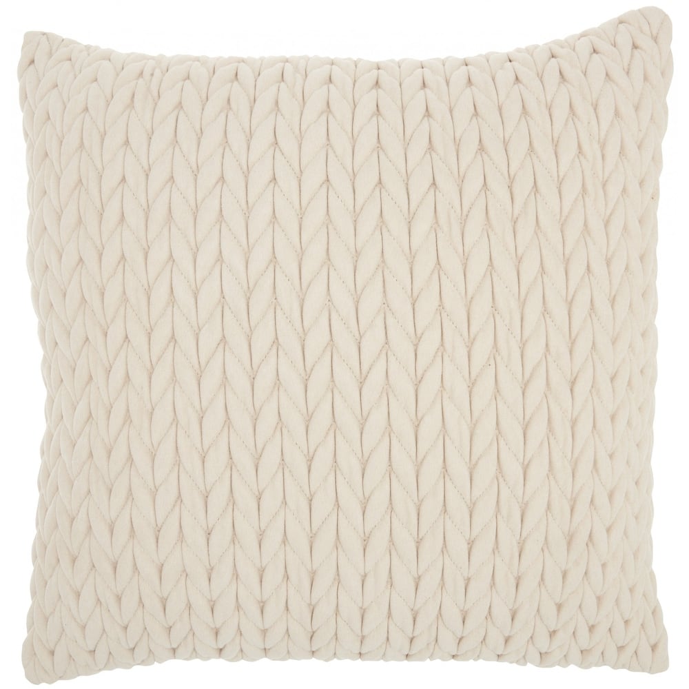 Chunky Braid Lumbar Pillow