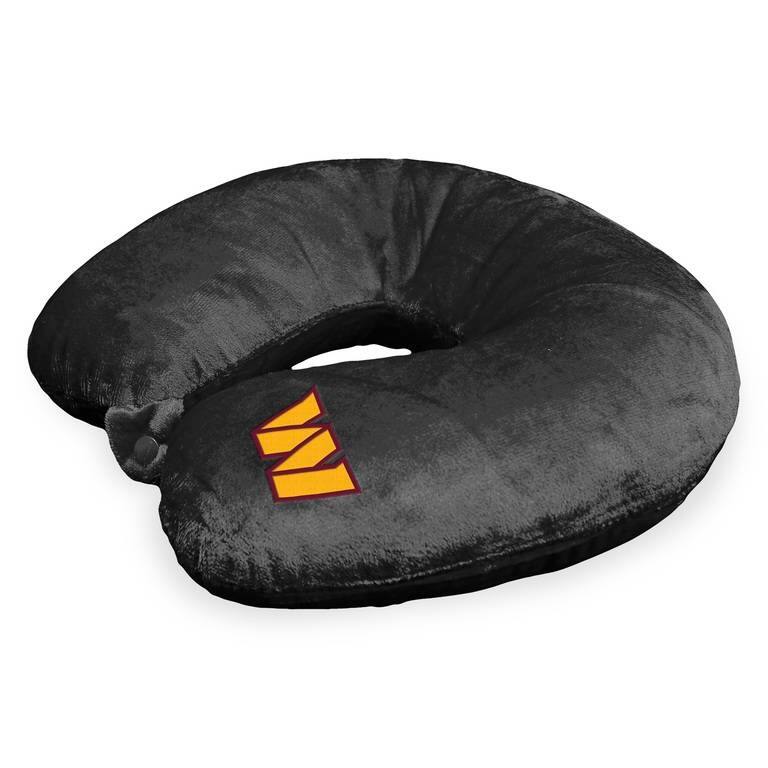 NFL Black Travel Neck Pillow