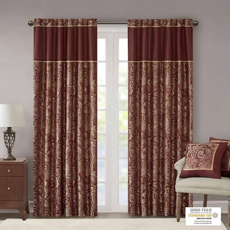 Jacquard Curtain Panel Pair(2 Pcs Window Panels)
