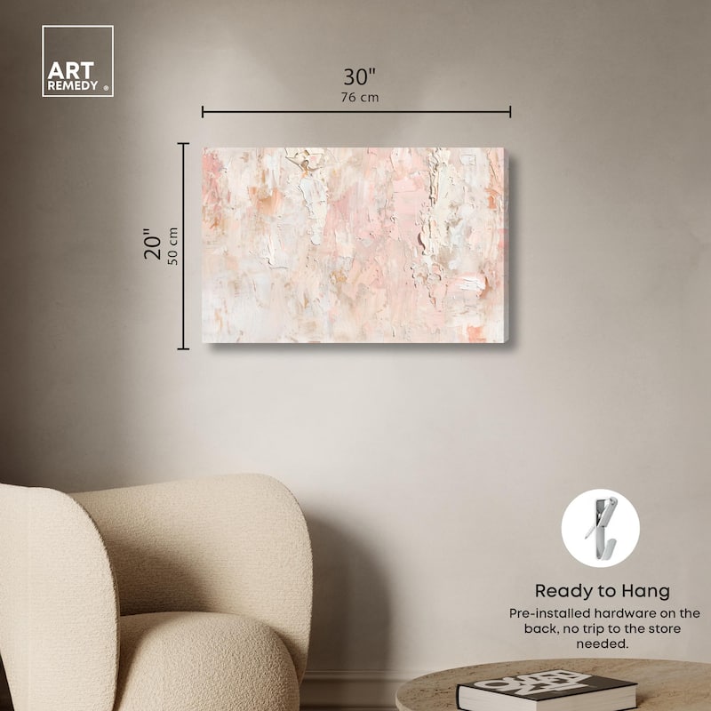 Impasto Layers Canvas by Art Remedy, Gallery Wrapped