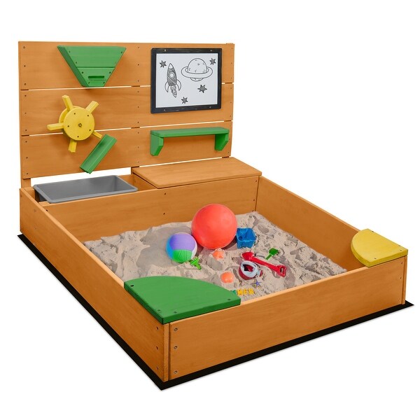 「最終値下」sandbox CLASSIC 2.0 KIDS DUSTYPINK EROMMY Kids Sandbox with Cover, Wooden with Height Adjustable Roof