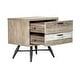 preview thumbnail 12 of 14, Bridges Modern Two-Tone Acacia Wood 4-Piece Bedroom Set