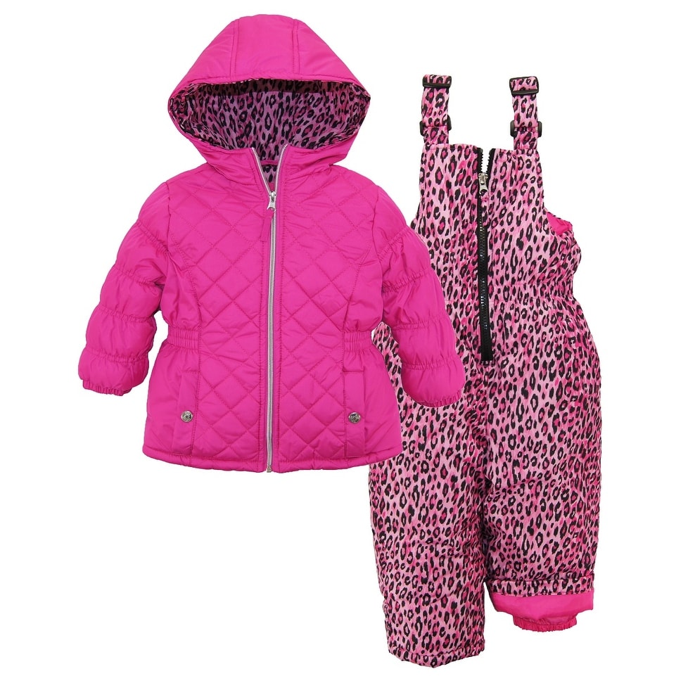 animal print snowsuit