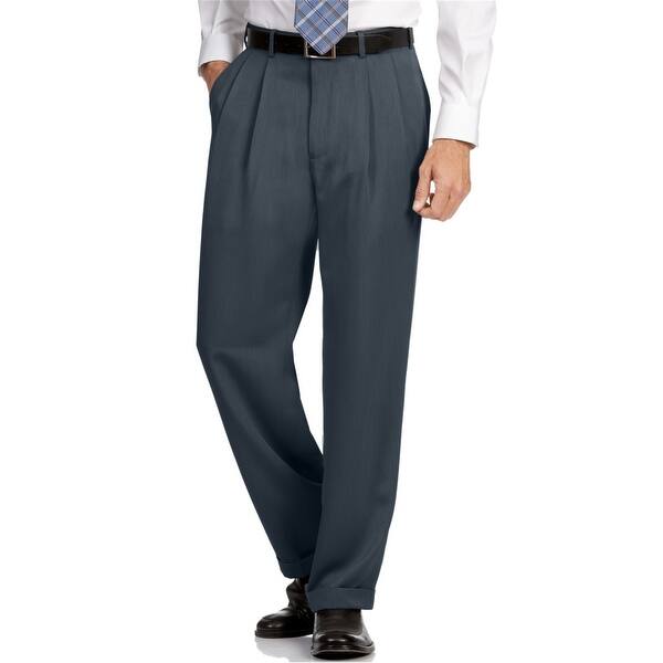 Shop Perry Ellis Mens Non Iron Dress Pants Slacks Overstock